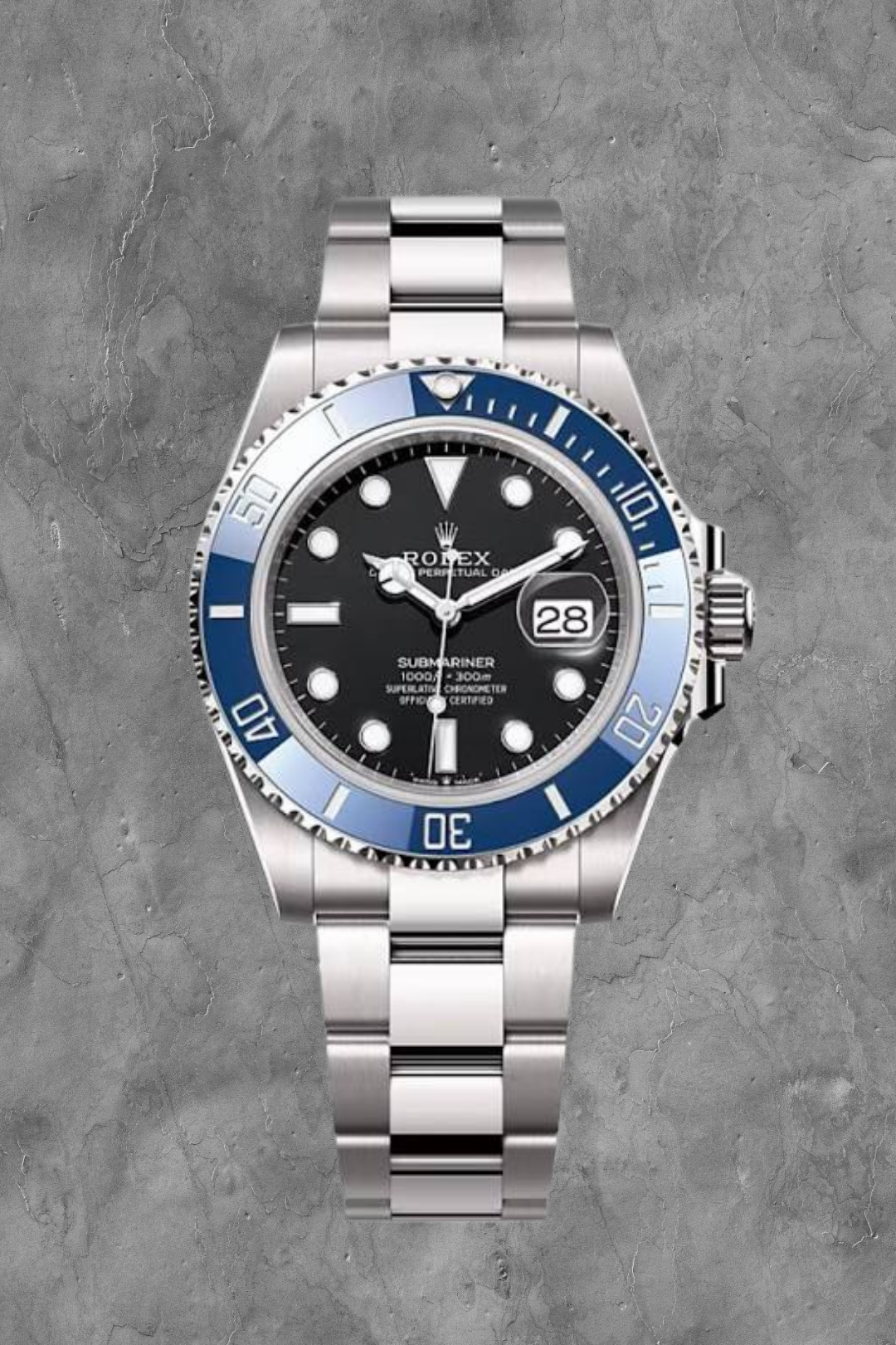Submariner Date White Gold 41 Smurf