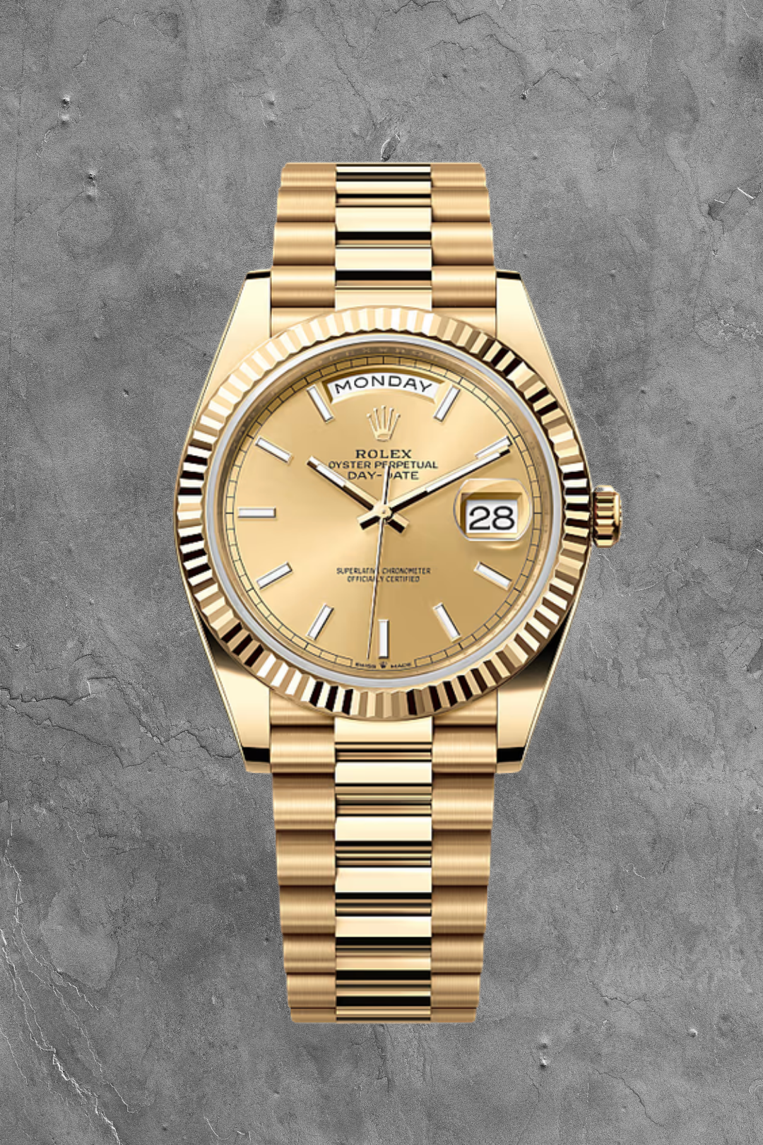 Day-Date 40 Yellow Gold Champagne Dial