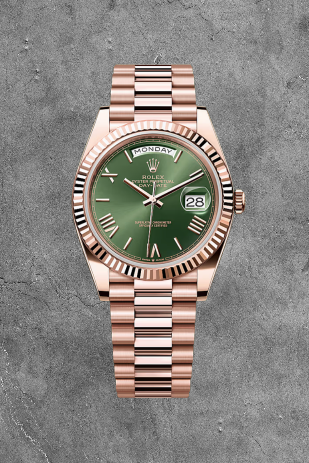 Day-Date 40 Everose Olive