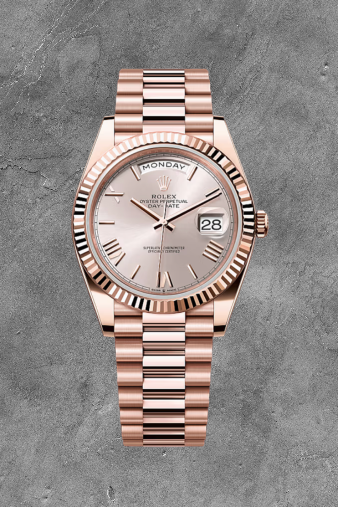 Day-Date 40 Everose Sundust