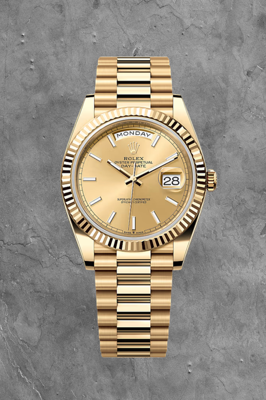 Day-Date 40 Yellow Gold Champagne Dial