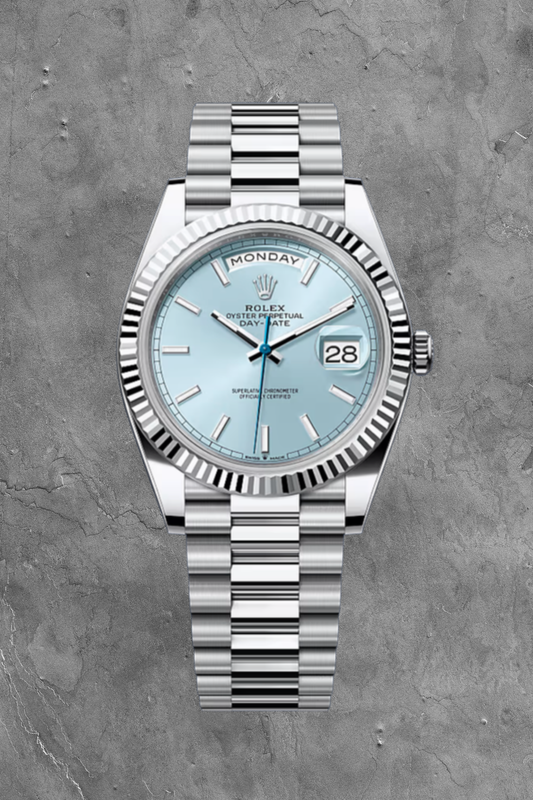 Day-Date 40 Platinum Ice Blue